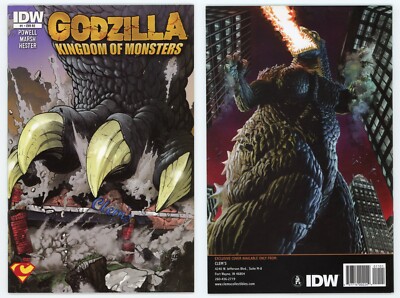 Godzilla Kingdom of Monsters #1 (NM 9.4) CVR RE Clem's Retailer Variant 2011 IDW-image