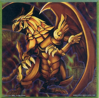 Yu Gi Oh cool The Winged Dragon of Ra Shikishi super toy Collection amazing F2-image