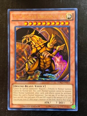 Wing Dragon of Ra LDK2-ENS03 Ultra Rare Limited Edition Yu-Gi-Oh! Konami-image