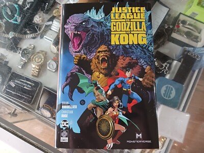 Justice League vs. Godzilla vs. Kong by Brian Buccellato Hardcover Book-image