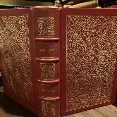 Easton Press: HENRY DAVID THOREAU: WALDEN: LIFE IN WOODS: MASSACHUSETTS: POND-image