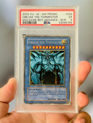 Yu-Gi-Oh! Obelisk The Tormentor - GBI-002 - Secret Rare PSA 5-image
