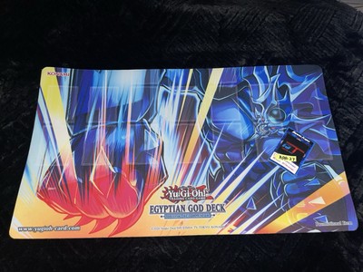 Yu-Gi-Oh yugioh TCG - Egyptian Gods Slifer Obelisk and Ra - Game Mat 24”x14”-image