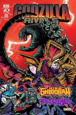 Godzilla Rivals: King Ghidorah vs. Spacegodzilla Cover A (Catalan)-image