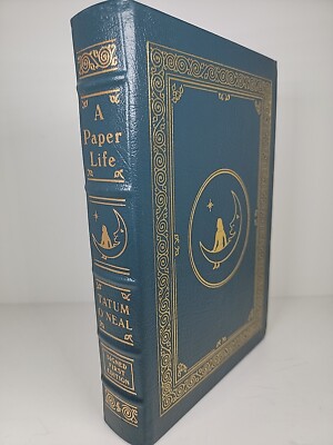 #1209/1545 ~ A PAPER LIFE by Tatum O'Neal ~ SIGNED FIRST EDITION Easton Press-image