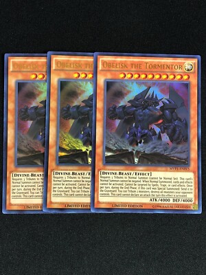 YUGIOH OBELISK THE TORMENTOR MVP1-ENSV5 ULTRA X3-image