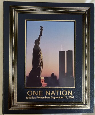 COLLECTORS EDITION One Nation America Remembers September 11 2001, Leather, Life-image
