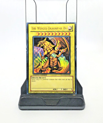1996 Yu-Gi-Oh Limited Edition The Winged Dragon of Ra YGLD-ENG03 Ultra Rare-image
