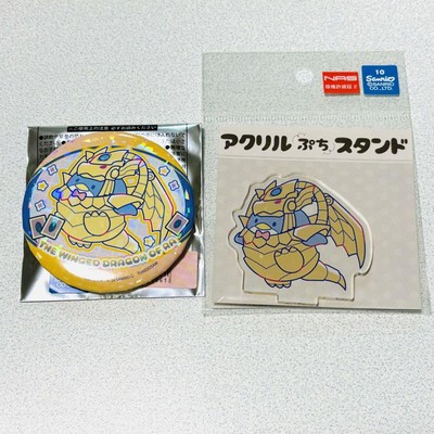 Yu-Gi-Oh!  Sanrio Acrylic Stand Can Badge Tuxedo Sam Ra'S Winged God Dragon Japa-image