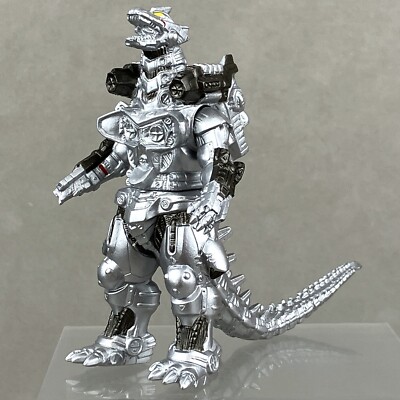 2003 Bandai Godzilla SOS Kiryu MechaGodzilla HG Sofubi Soft Vinyl Kaiju Figure-image