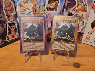 YuGiOh Obelisk The Tormentor MVP1-ENSV5 +EN001 Ultra And Secret  1st Ed NM -image