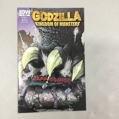 Godzilla Kingdom Of Monsters #1 Zapp Comics Exclusive IDW 2011 (GZ157)-image