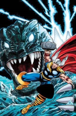 GODZILLA VS THOR #1 1:100 WALT SIMONSON VIR VARIANT (02/07/2025-WK5)-image