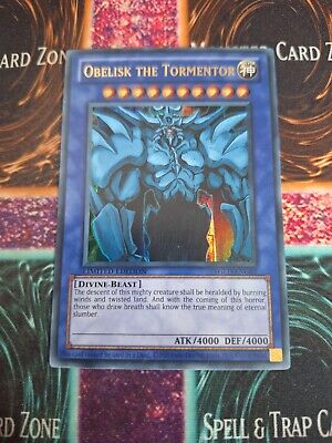 Yu-Gi-Oh! Obelisk the Tormentor YGLD-ENG02 Limited Ultra Rare NM/LP a1/-image