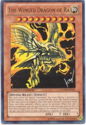 Yu-Gi-Oh! The Winged Dragon Of Ra JUMP-EN045 Limited Edition Ultra Rare-image