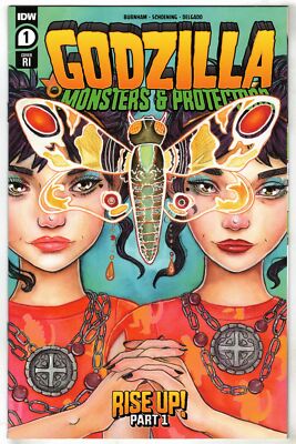 Godzilla Monsters & Protectors #1 1:10 Vic Hollins Variant IDW 2021 VF/NM-image
