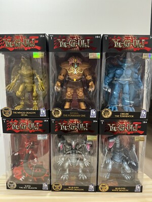 Yu-Gi-Oh PhatMojo Series 1 Set of 6 Figures NIB Limited Edition Exclusive Card-image