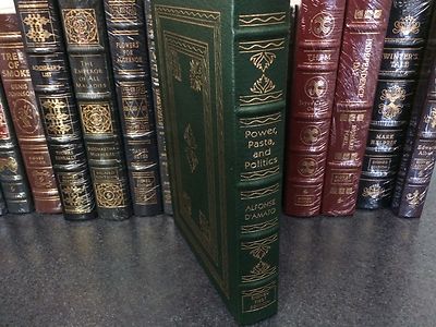 Easton Press Signed First Edition Book-  Power, Pasta, and Politics-image