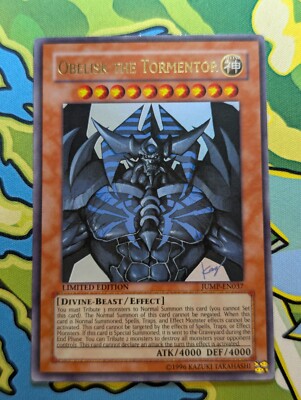 JUMP-EN037 Obelisk The Tormentor Ultra Rare Limited Edition VLP - Yugioh Card-image