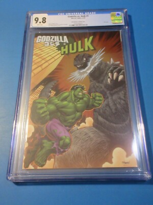Godzilla vs Hulk #1 McGuinness Foil variant CGC 9.8 NM/M Gorgeous Gem Wow-image