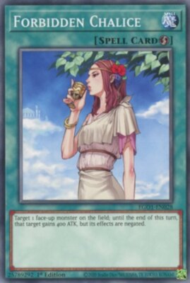 1x Forbidden Chalice - EGO1-EN028 - Common - 1st Edition - Egyptian God Deck: O-image