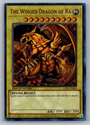 Yu-Gi-Oh The Winged Dragon of Ra Ultra Rare LC01-EN003 25th Anniversary NM 006-image
