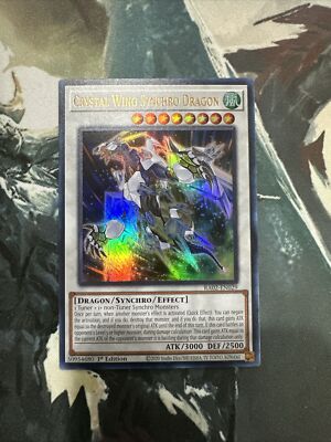 Yugioh Crystal Wing Synchro Dragon Ultra Rare RA02-image