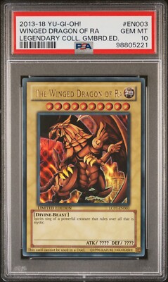PSA 10 The Winged Dragon of RA LC01-EN003 2013-2018 Legendary Collection Yugioh-image
