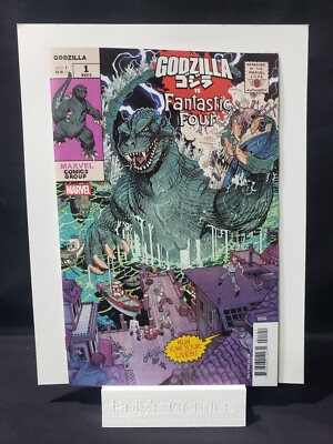 Marvel Comics Godzilla vs Fantastic Four #1 Nick Bradshaw Variant 2025-image