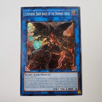 Cherubini, Ebon Angel of the Burning abyss - RA01-EN042 - Secret Rare - NM-image