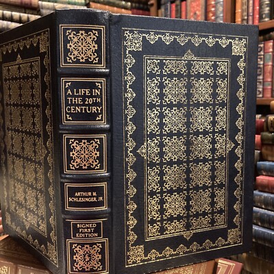 Easton Press: SIGNED ARTHUR SCHLESINGER:  MEMOIRS: JFK BIOGRAPHER: HARVARD-image