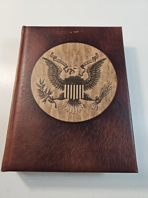 The Graphic Story Of The American Presidents  1972 Bound In Mission Leather-image