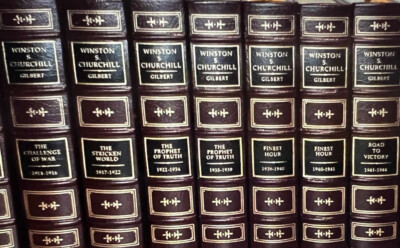 Winston Churchill: The Official Biography by Easton Press, 12 Vols. Unopened-image