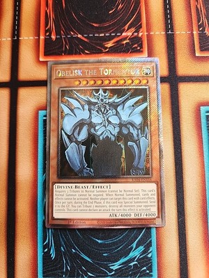 Obelisk the Tormentor RA04-EN116 Platinum Secret Rare NM Yugioh -image