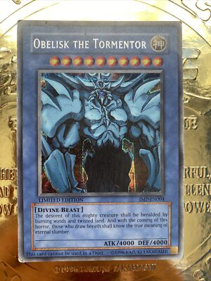 obelisk the tormentor secret rare Limited Edition Jmp-en004 (2)-image