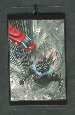 GODZILLA, COMIC BOOK ART,  LAMINATED BOOKMARK. NEW! LOT #8.-image