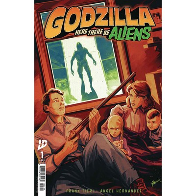 Godzilla Here There Be Aliens #1 Cover B Hernandez IDW-image