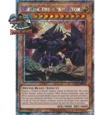 Yugioh! 1x Obelisk the Tormentor RA03-EN230 Platinum Secret Rare 1st Ed NM-image