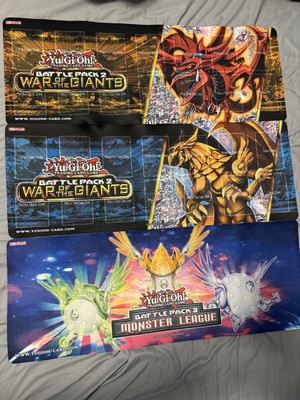 Yugioh Battle Pack 3 Playmats! War Of The Giants! Slifer, Ra & Battle Pack 3!-image