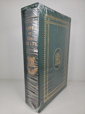 SEALED Easton Press A LIFE OF GEN R.E. LEE John Esten Cooke DELUXE +Original Box-image