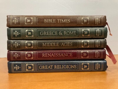 The Story of Man Volumes I-V (1-5) National Geographic Society Complete 1977 USA-image