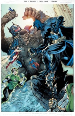JUSTICE LEAGUE VS GODZILLA VS KONG #7 CVR B LEE & WILLIAMS - NOW SHIPPING-image