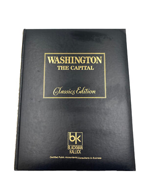 Washington The Capital Classics Edition Book (Hardcover Book, 1984) - Good, Used-image
