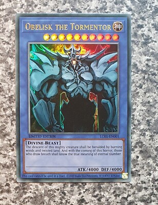 Yugioh LC01-EN001 Obelisk the Tormentor Ultra Rare Limited Edition MINT-image