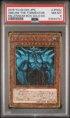 👁👄👁 OBELISK THE TORMENTOR MB01-JPS02 PSA 8 YU-GI-OH! 2015 JAPANESE-image