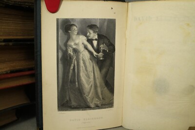 2 Antique Books Memoirs of Jeanne D'Arc  1824 worn black leather-image