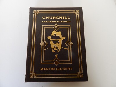 Easton Press CHURCHILL  A Photographic Portrait by Martin Gilbert--HB Leather-image