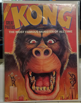 Kong Magazine #1 1976- The Most Famous Monster Of All Time-Skull Island-Godzilla-image