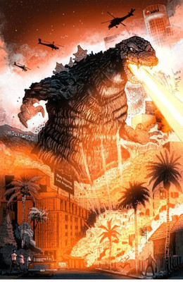 Godzilla Vs Los Angeles Virgin Exclusive Limit 500 *Preorder* Release 04/30/25-image