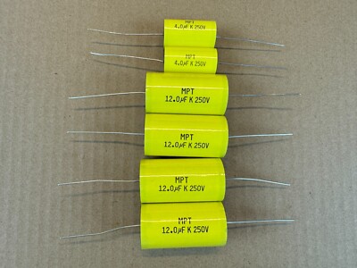 Recap Kit for Fisher XP-65X XP-65K Speaker Crossovers MPT Film Capacitors-image